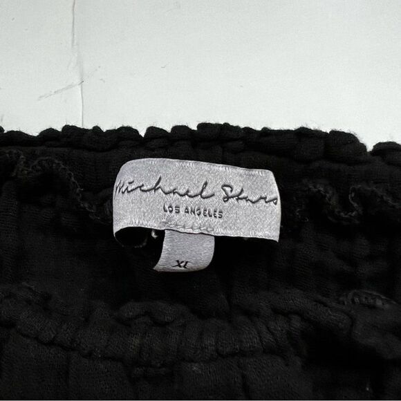 Michael Stars Black Kate Square Neck Top Size X-Large - Picture 3 of 7